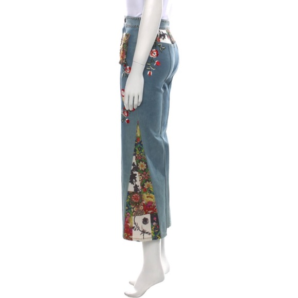 ALICE + OLIVIA High-Rise Wide Leg Jeans - Picture 2 of 4